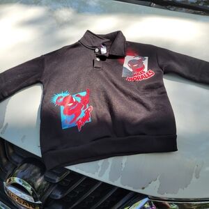 Spiderman Black & Red Miles Morales Pullover Jacket